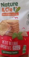 Petit beurre apéritif parmesan basilic