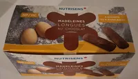 Madeleines longues au chocolat NUTRISENS