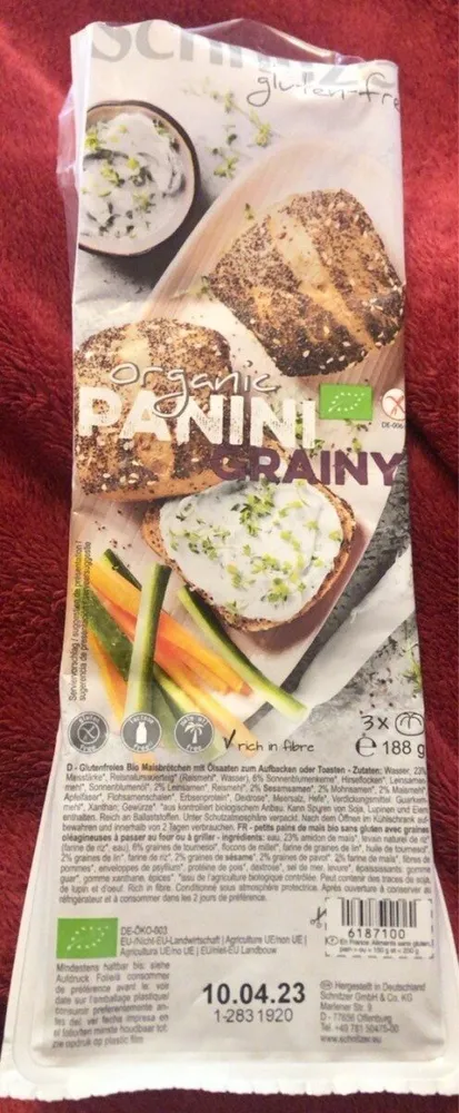 organic PANINI GRAINY