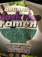 Black rice ramen