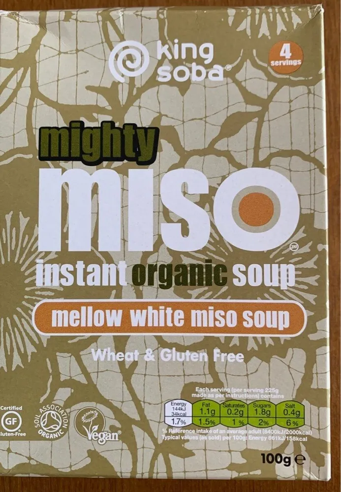 Mighty Miso mellow white miso soup