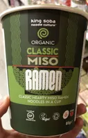 king soba noodle culture ORGANIC CLASSIC MISO RAME