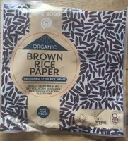 Brown rice paper