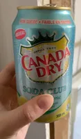 Can Dry Club Soda Lemon Lime