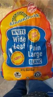 White wide loaf