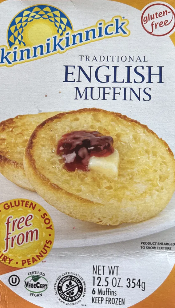 Gluten free English muffins