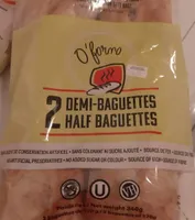 2 demi-baguettes