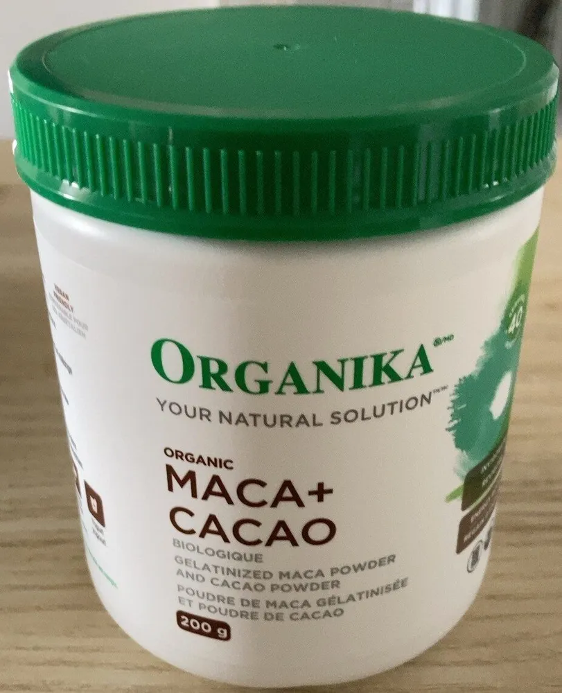 Organic maca + cacao