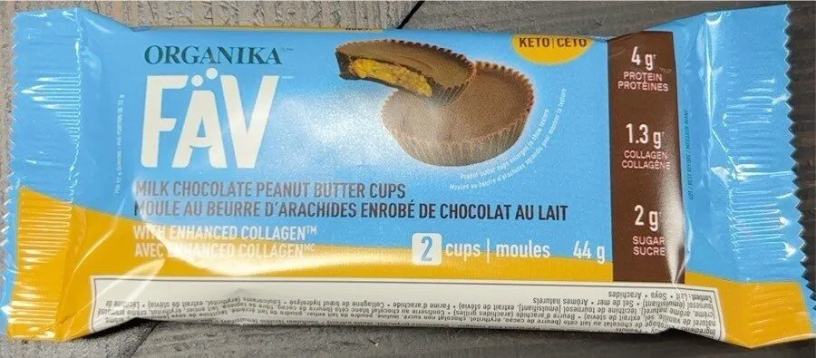 Organika FAV Milk Chocolate Peanut Butter Cups