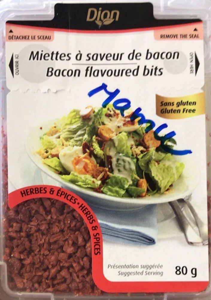 Miettes à saveur de bacon