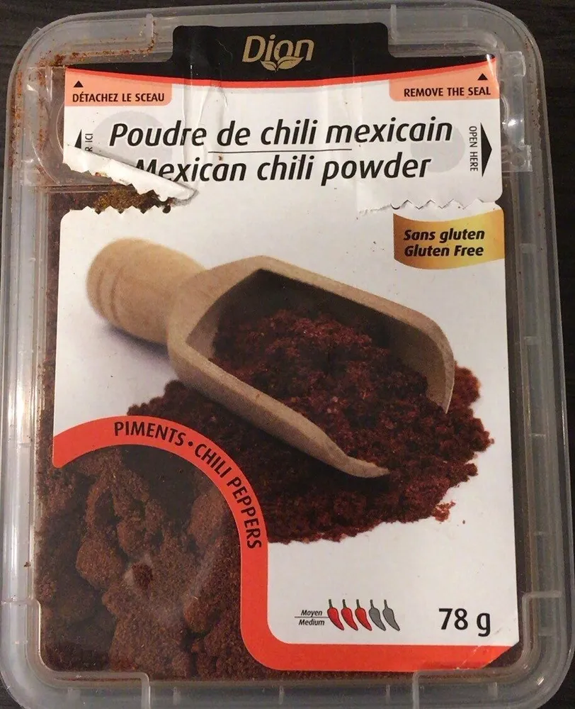 Poudre de chili mexicain