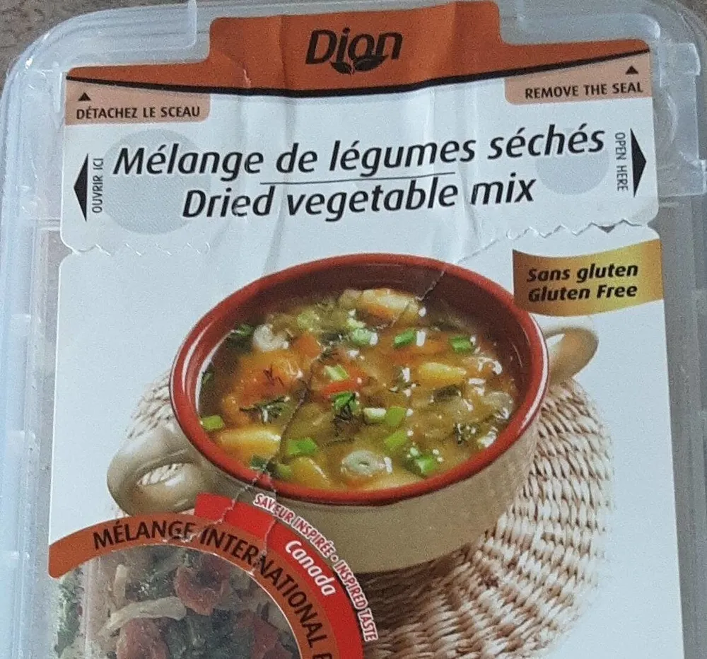 Mélange de légumes séchés