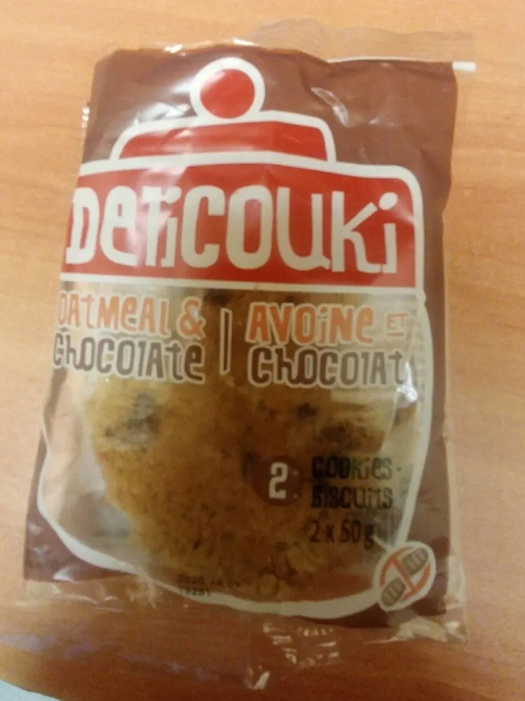 Cookie avoine et chocolat