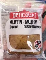 Muffins carré banane