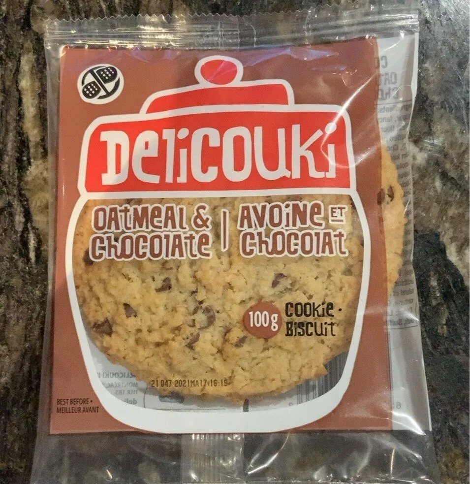 Biscuit avoine et chocolat