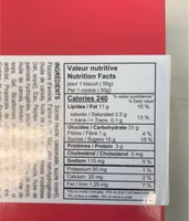 Biscouit avoine et pepites de chocolat