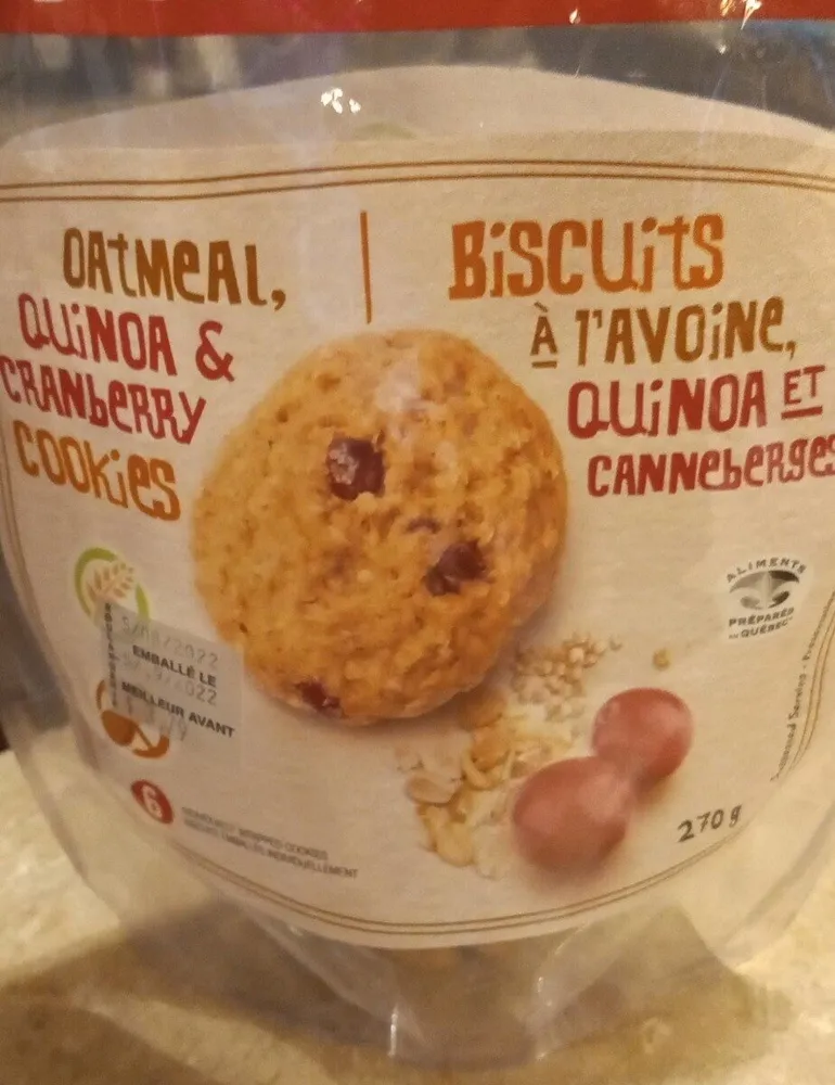 Biscuits à l'avoine
