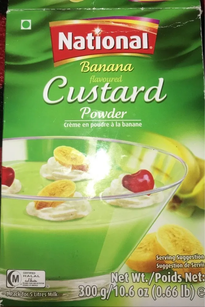 Creme en poudre a la banane