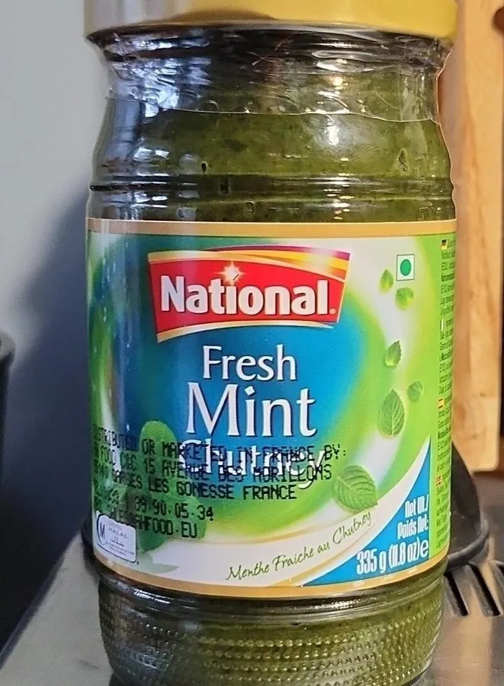 Fresh mint shutney
