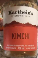 Karthein’s organic Kimchi