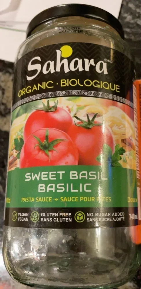 Sweet Basil pasta sauce