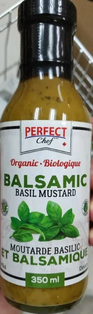 Moutarde basilic et balsamique