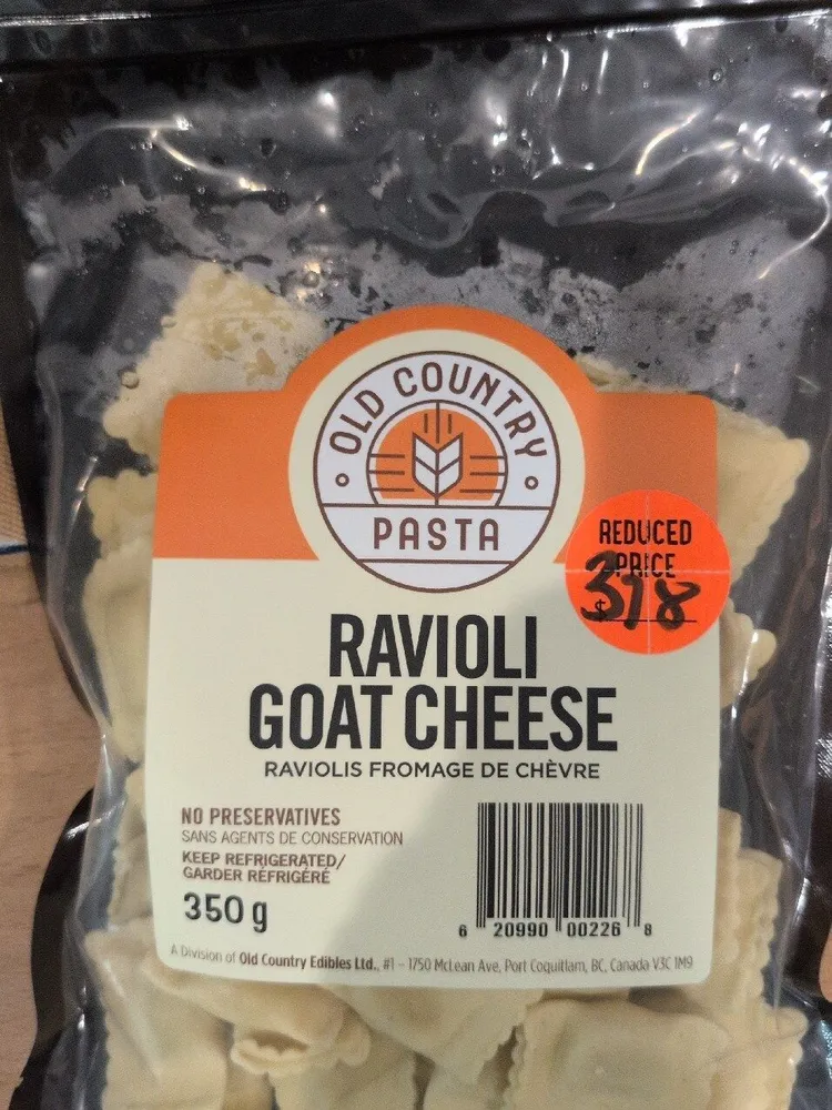 Ravioli Goat Cheese