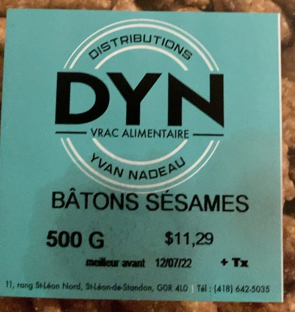 Bâtons sésame