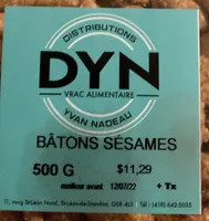 Bâtons sésame