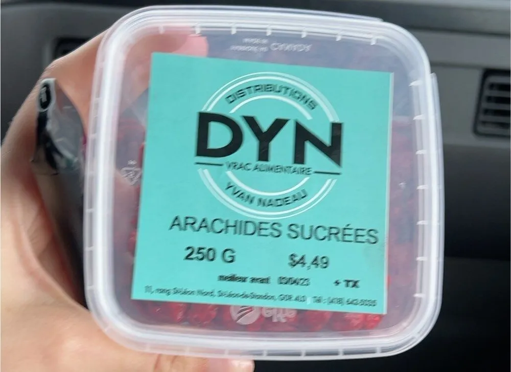 arachides sucrées