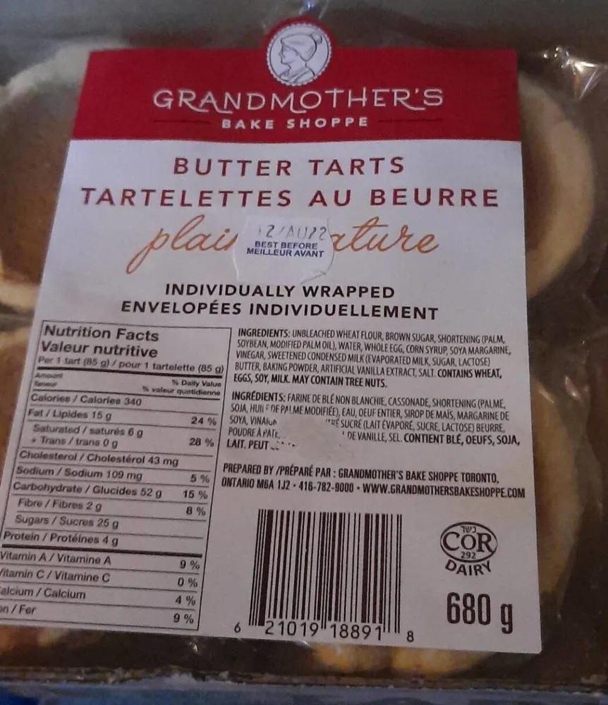 Butter tarts