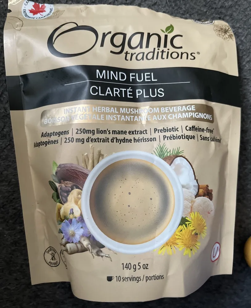 Mind fuel Instant Herbal Mushroom Beverage