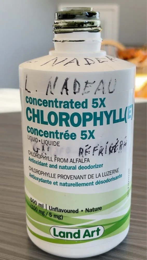 Concentrated Chlorophyll 5X (100 MG / 5ML)