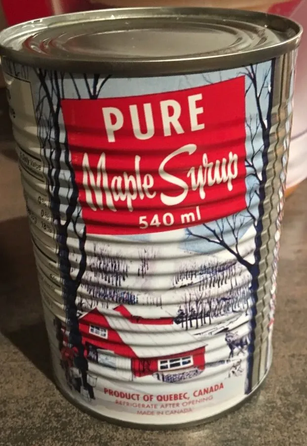 Ahorn Syrup aus Kanada in der Dose