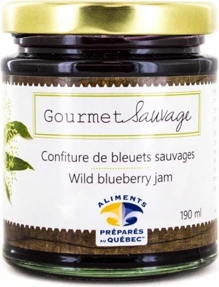 Confiture De Bleuets Sauvages Bio