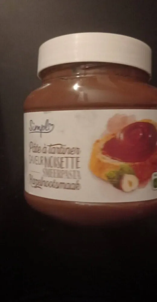 Pâte à tartiner saveurs noisette smeerpasta