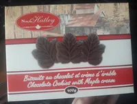 Biscuits au chocolat et crème d'érable