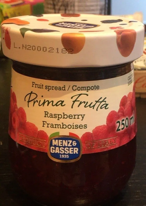 Compote framboises