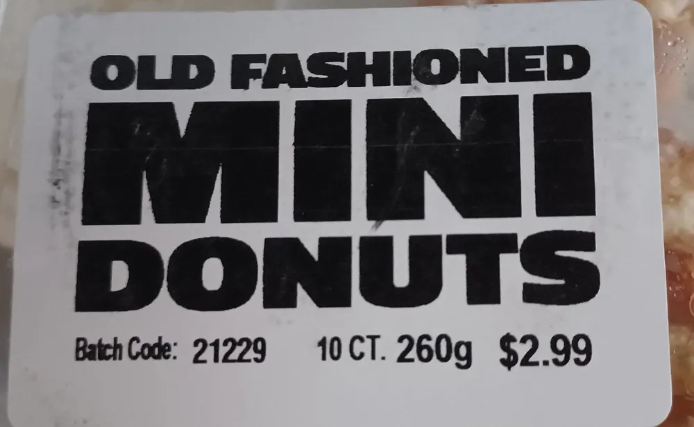 Old Fashioned Mini Donuts