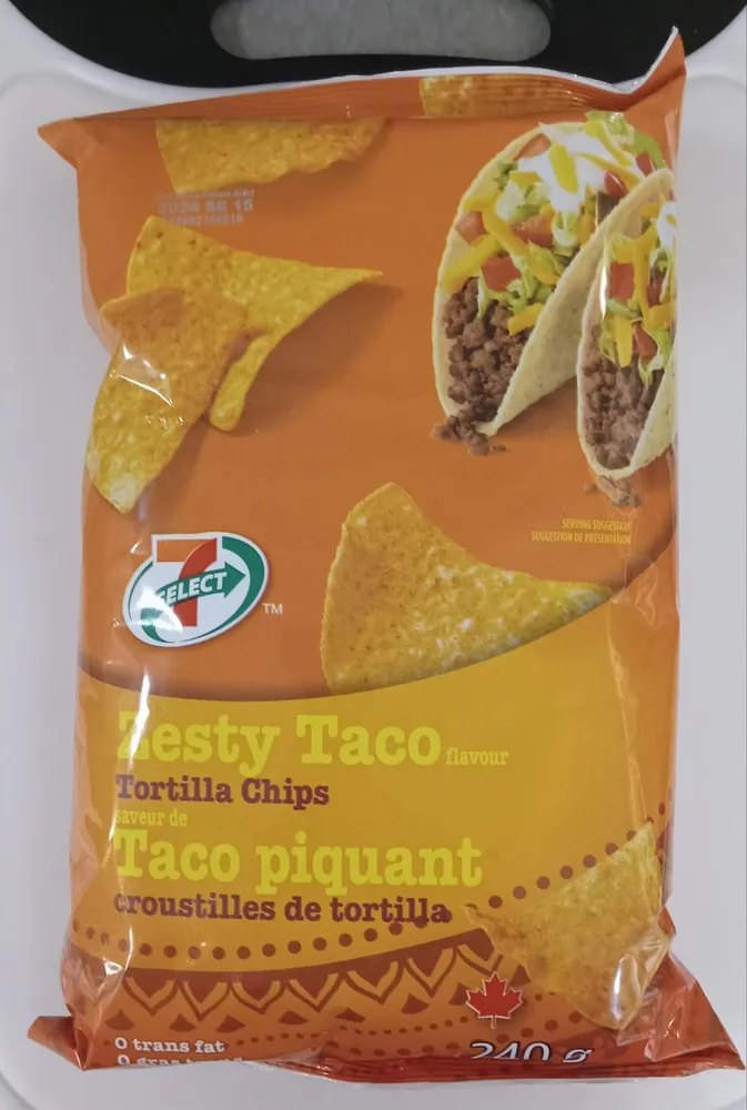 Zesty Taco Flavour Tortilla Chips