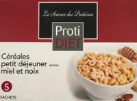Cereales petit dejeuner arome miel noix