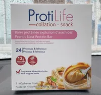 Barre protéinée explosion d’arachides