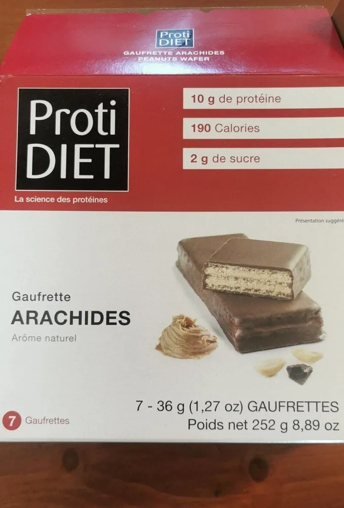 Gaufrette arachides