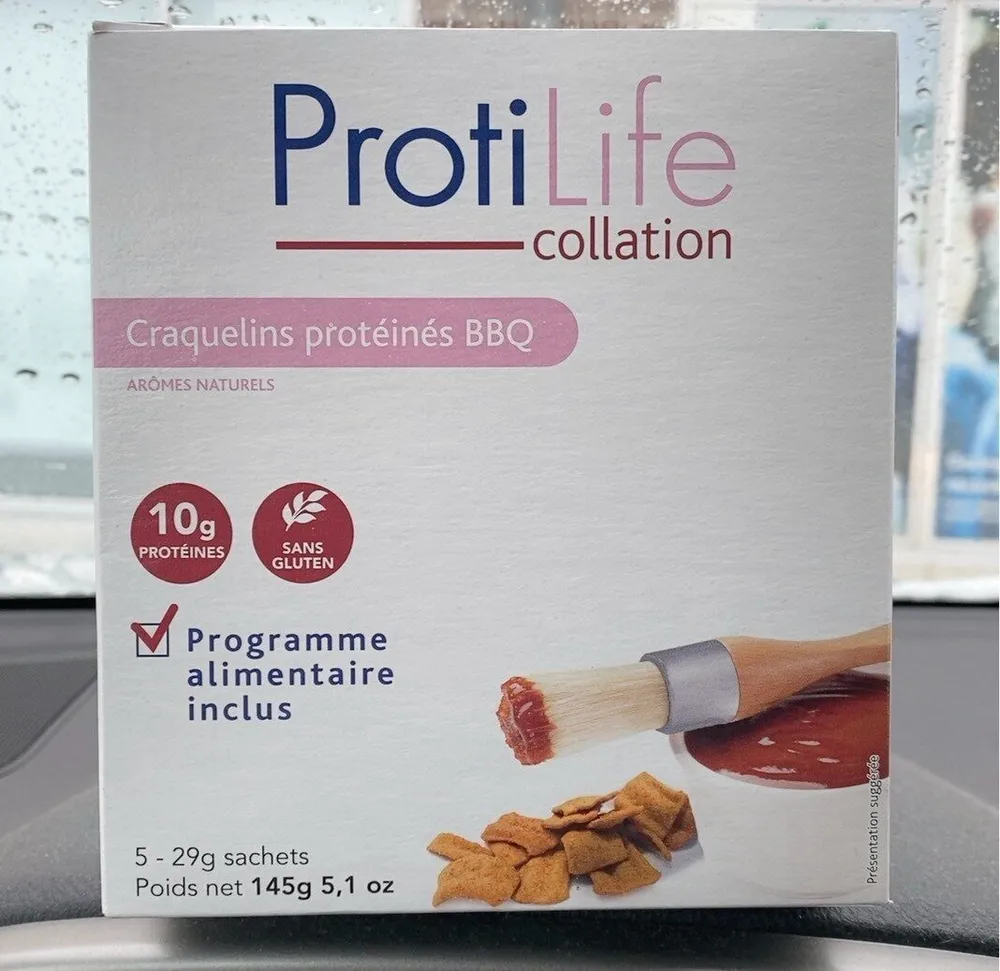 Craquelins protéinés BBQ