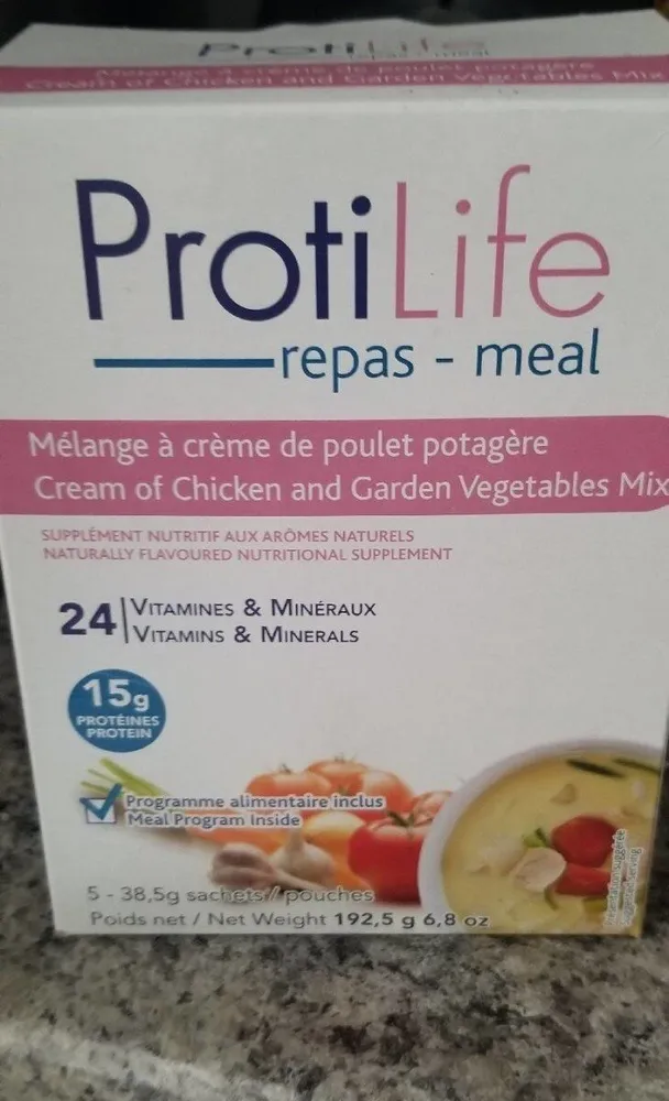 Melange creme de poulet
