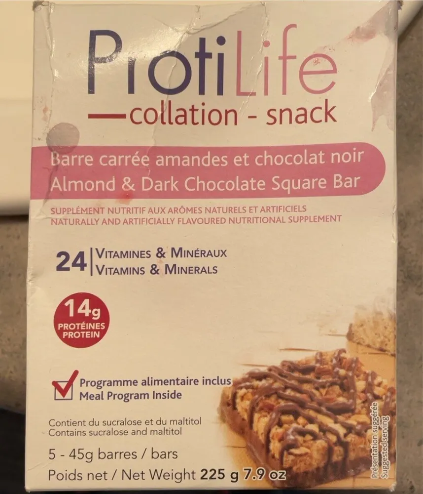 Barre carrée amandes