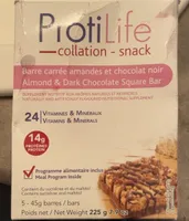 Barre carrée amandes