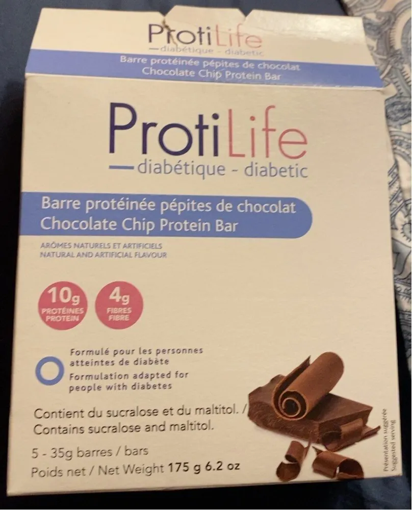 Barre proteinee pepites de chocolat