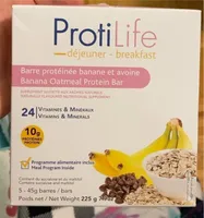 Barre protéinée banane et avoine