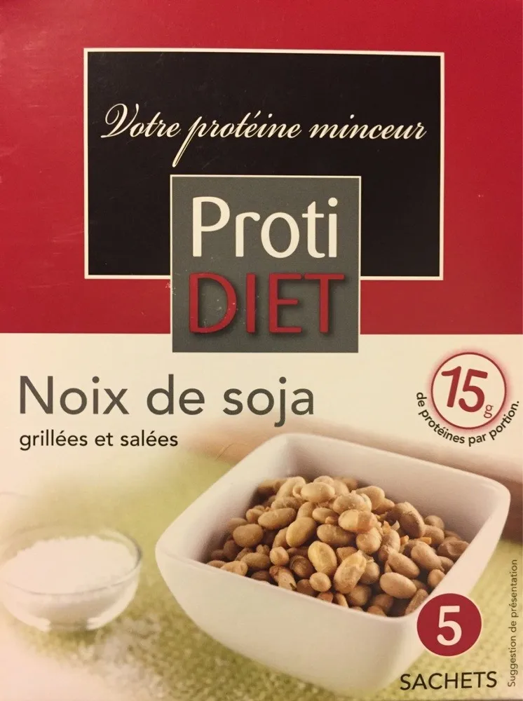 Noix de soja grillées et salées